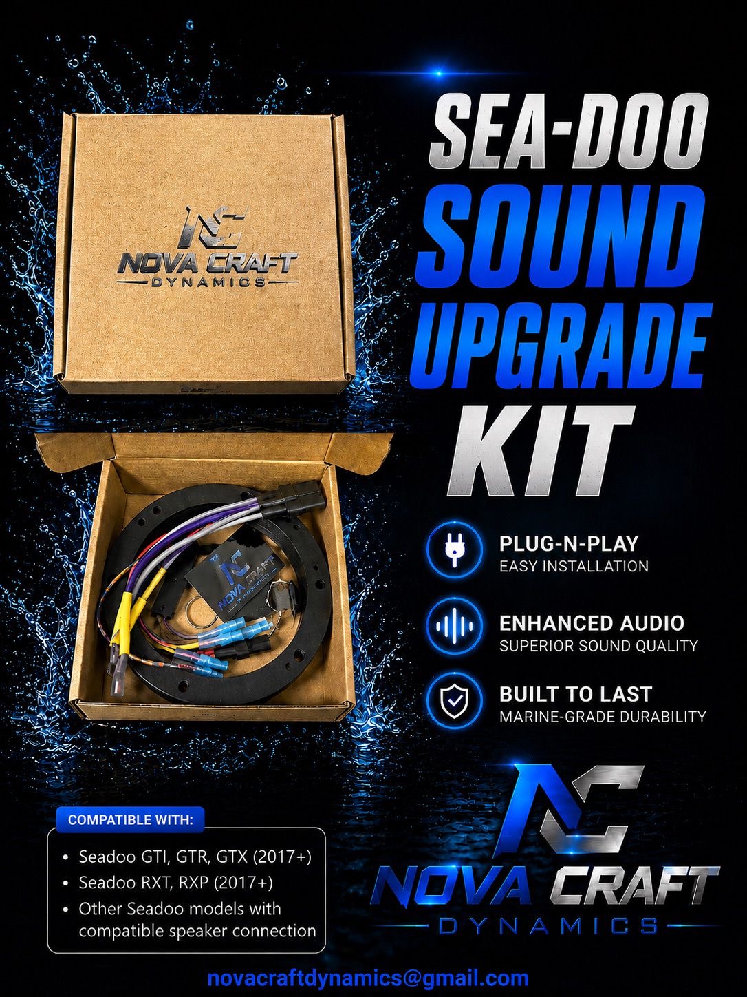 Sound Upgrade Kit for Sea-Doo